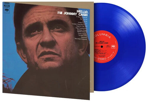 Johnny Cash - Hello I'm Johnny Cash - Limited Gatefold 180-Gram Blue Colored Vinyl