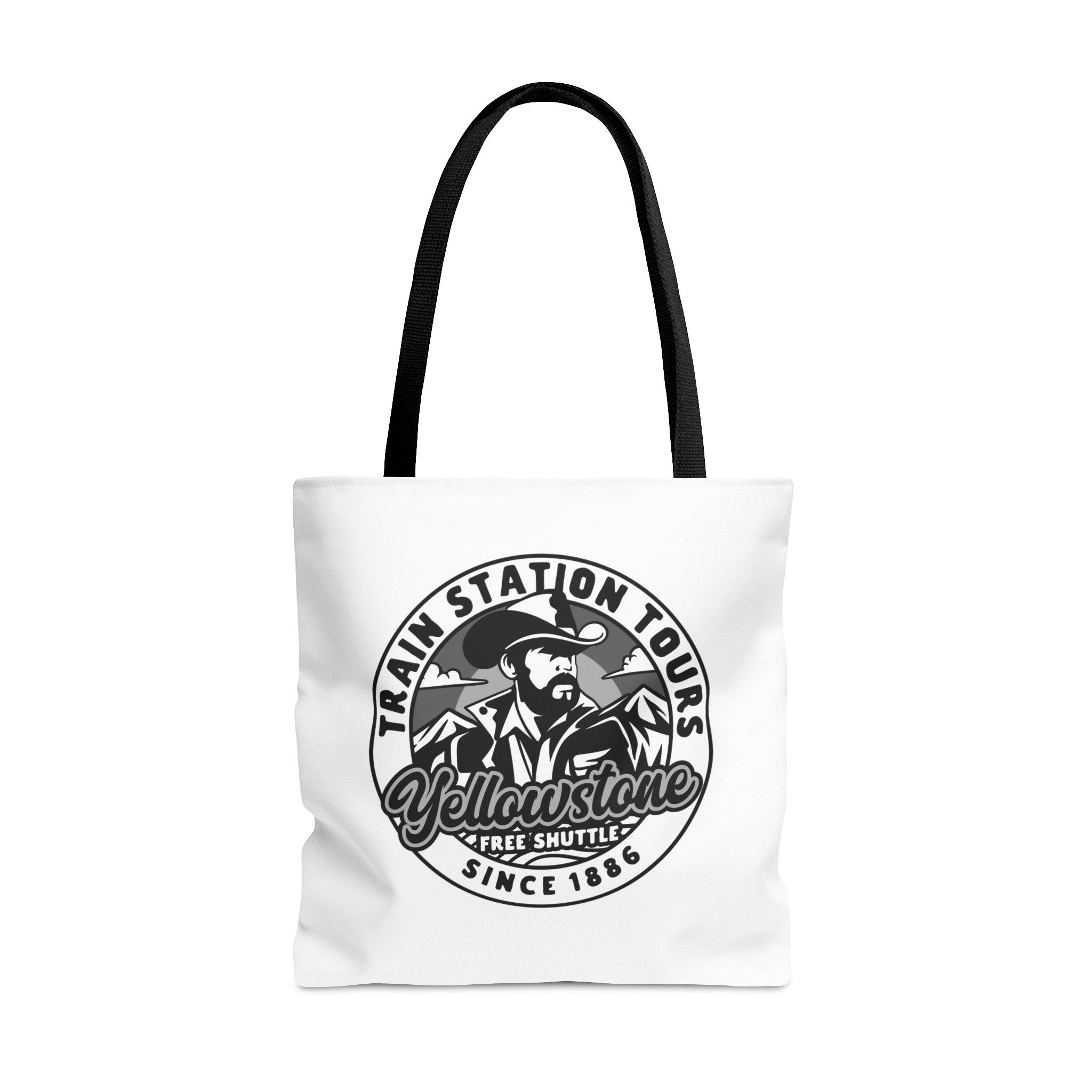 Yellowstone Train Station Tours Tote Bag