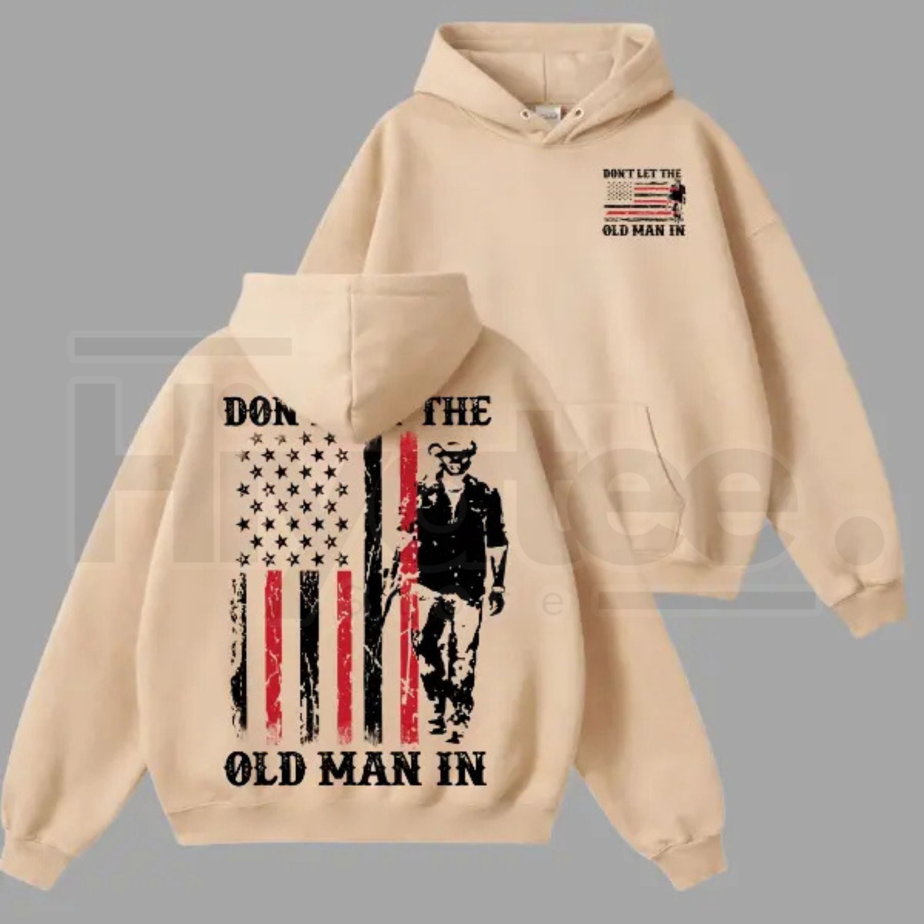 Don't Let the Old Man In Tribute Hoodie – Retro Country Music