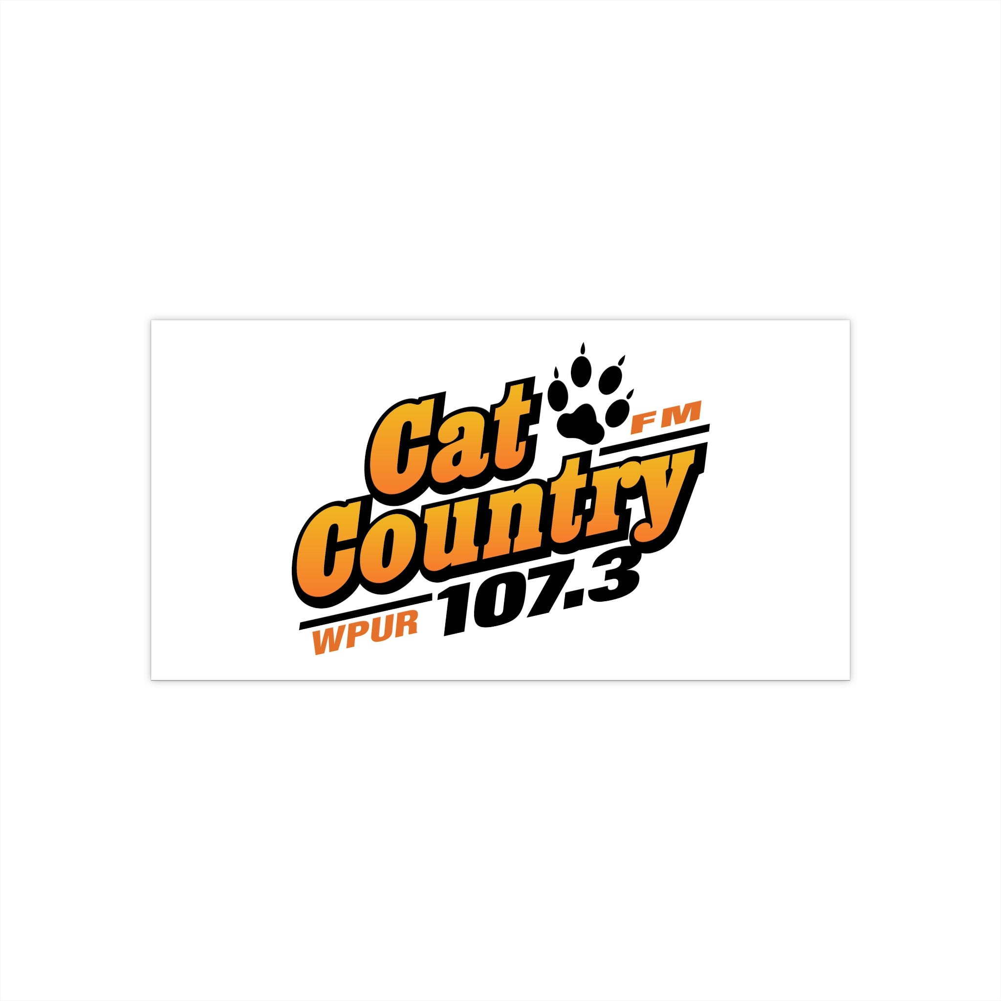 Cat Country 107.3 Bumper Stickers