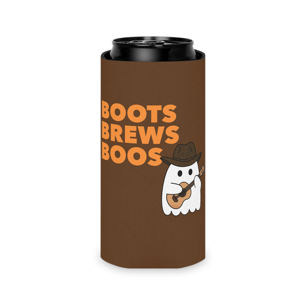 Boots Brews Boos Can Cooler