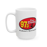 97.3 The Dawg Ceramic Mug, (11oz, 15oz)