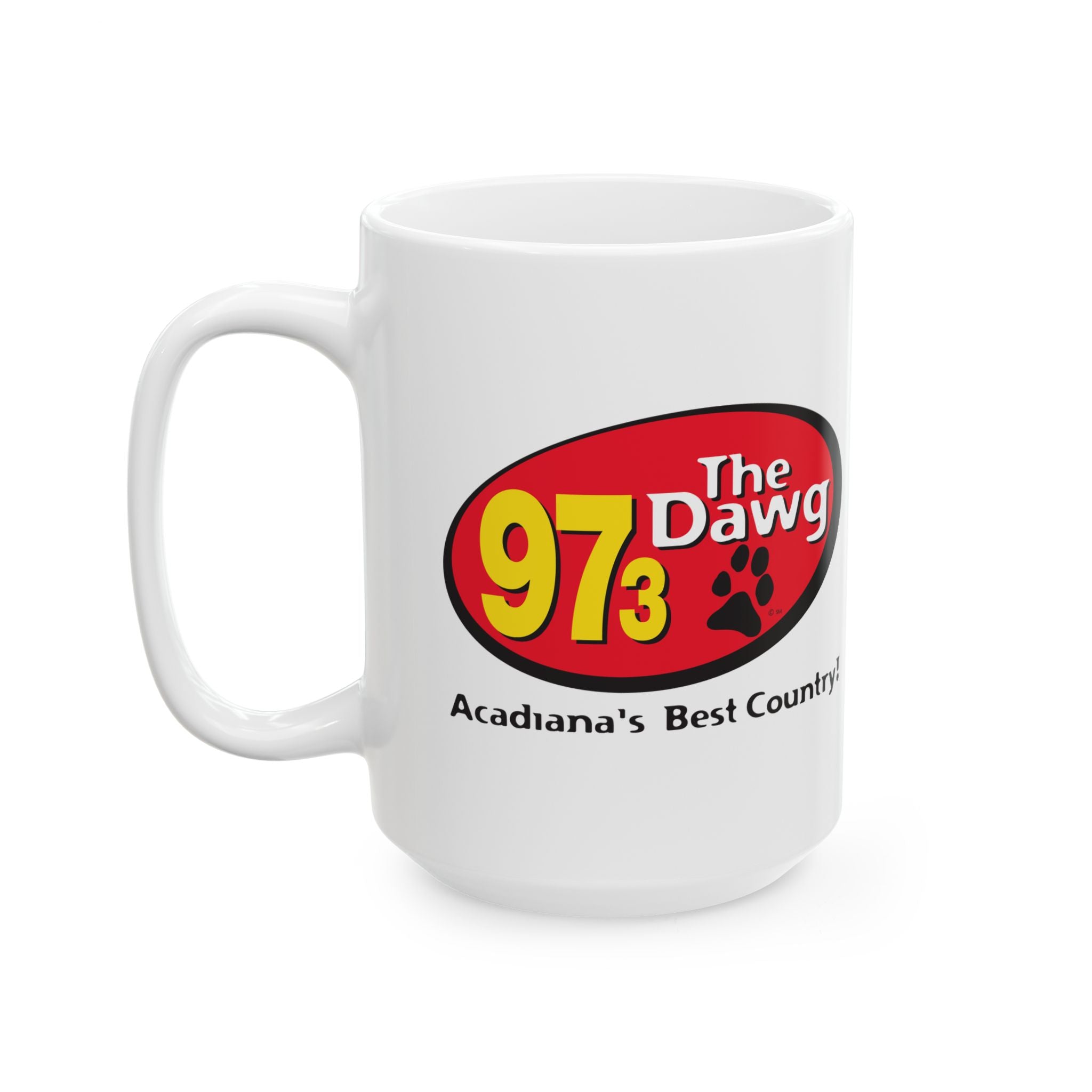 97.3 The Dawg Ceramic Mug, (11oz, 15oz)