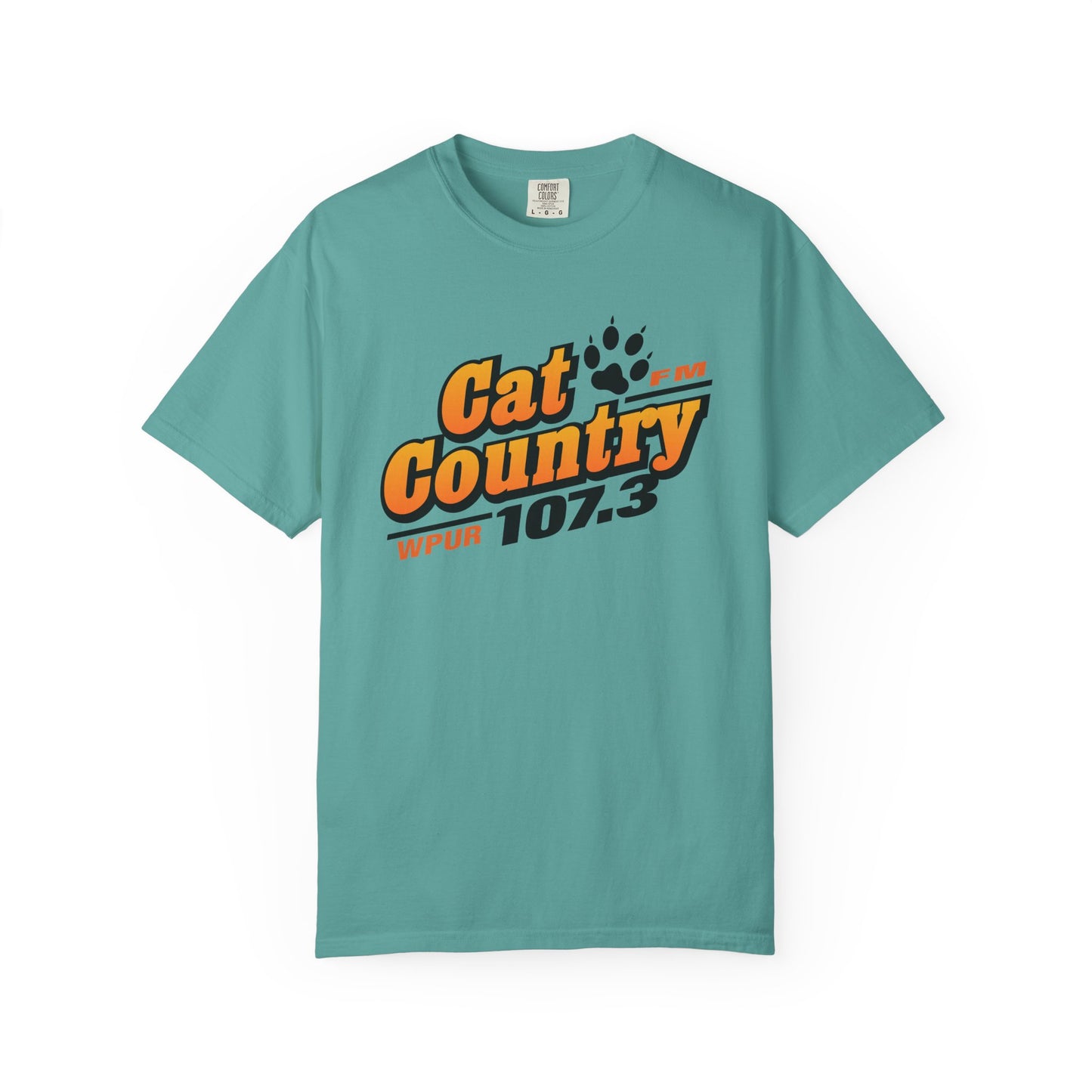 Cat Country 107.3 Unisex Garment-Dyed T-shirt