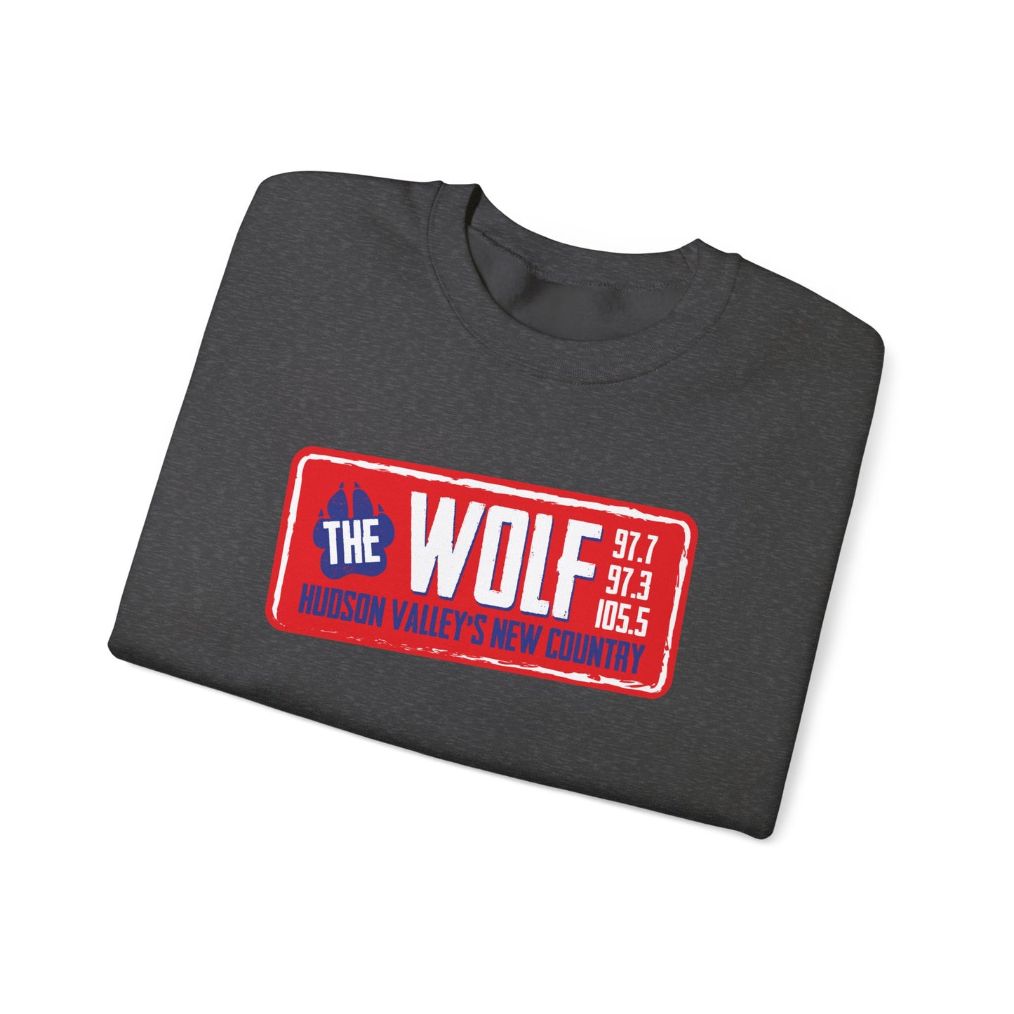 97.7/97.3 The Wolf Unisex Heavy Blend™ Crewneck Sweatshirt