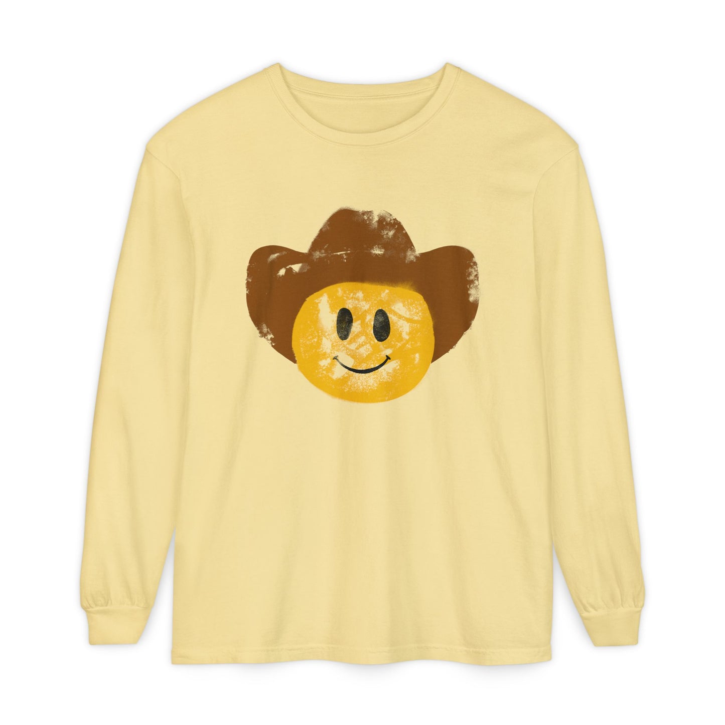 Cowboy SmileyLong Sleeve T-Shirt