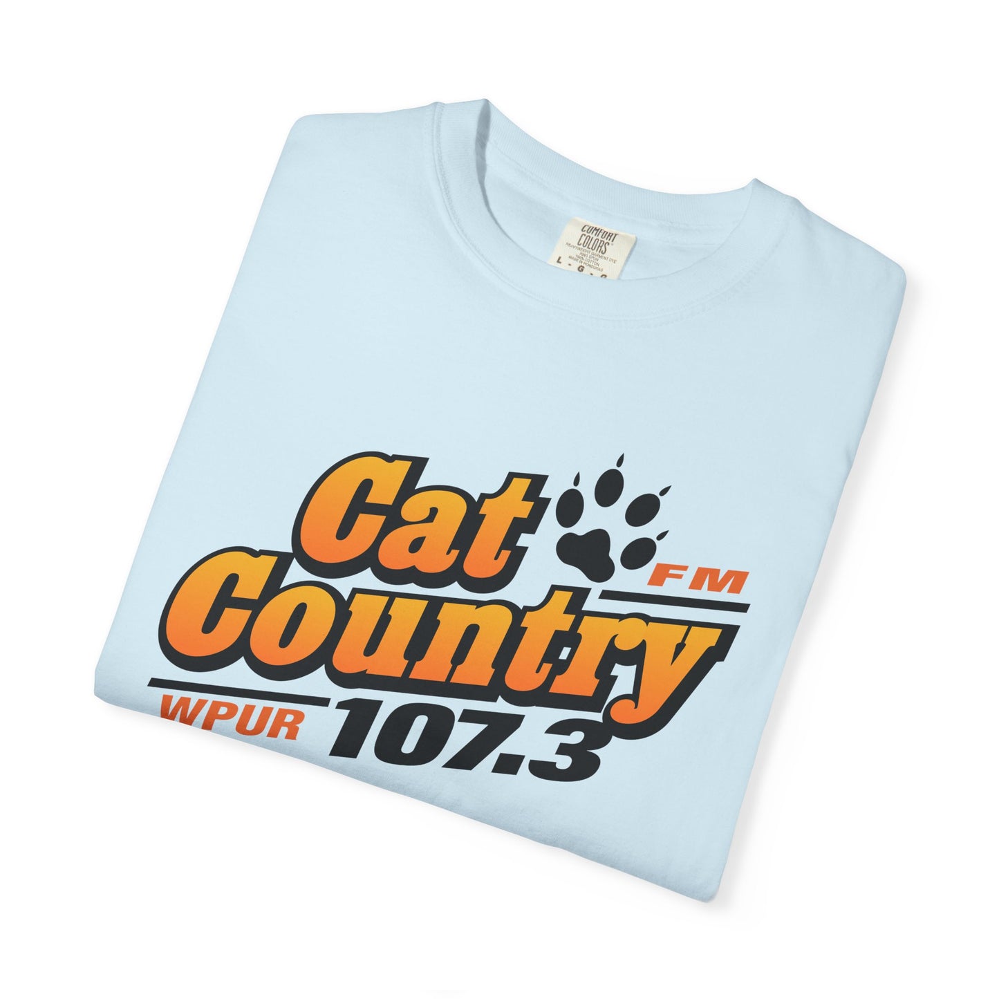 Cat Country 107.3 Unisex Garment-Dyed T-shirt