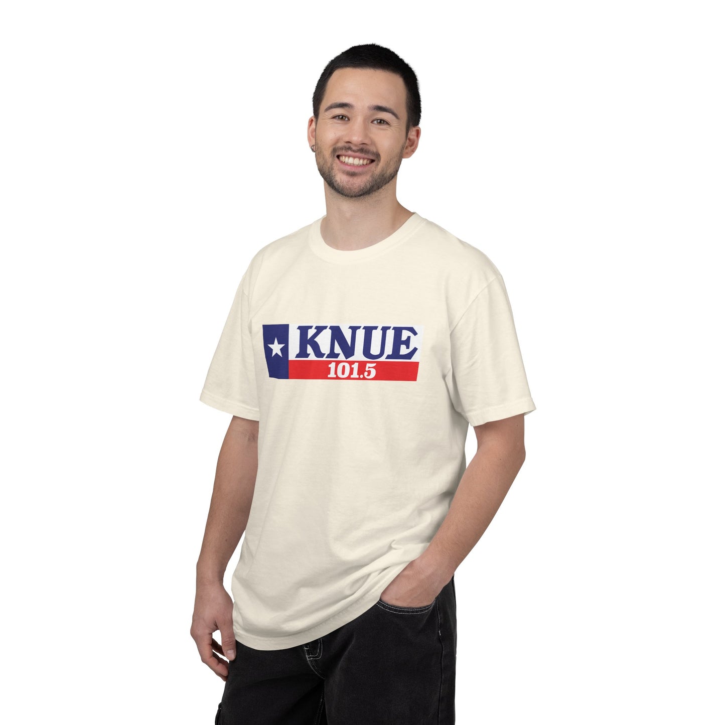 101.5 KNUE Unisex Garment-Dyed T-shirt