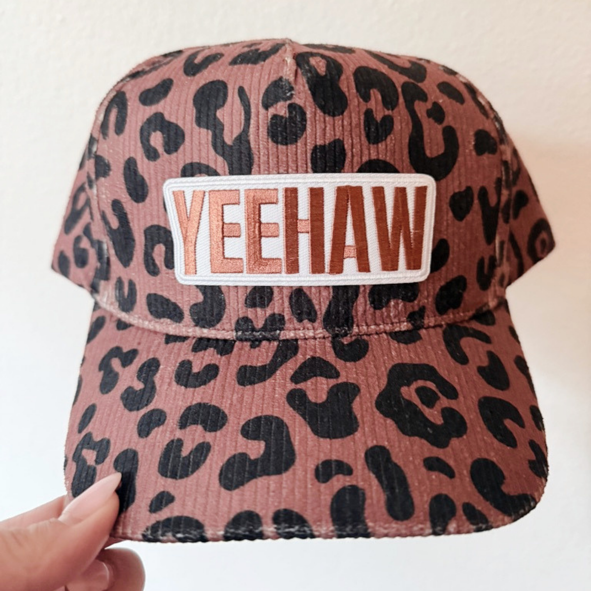 4" YEEHAW - Embroidered Hat Patch