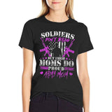 Soldiers Don't Brag Moms Do Proud Army Mom Moisture-Wicking Tee
