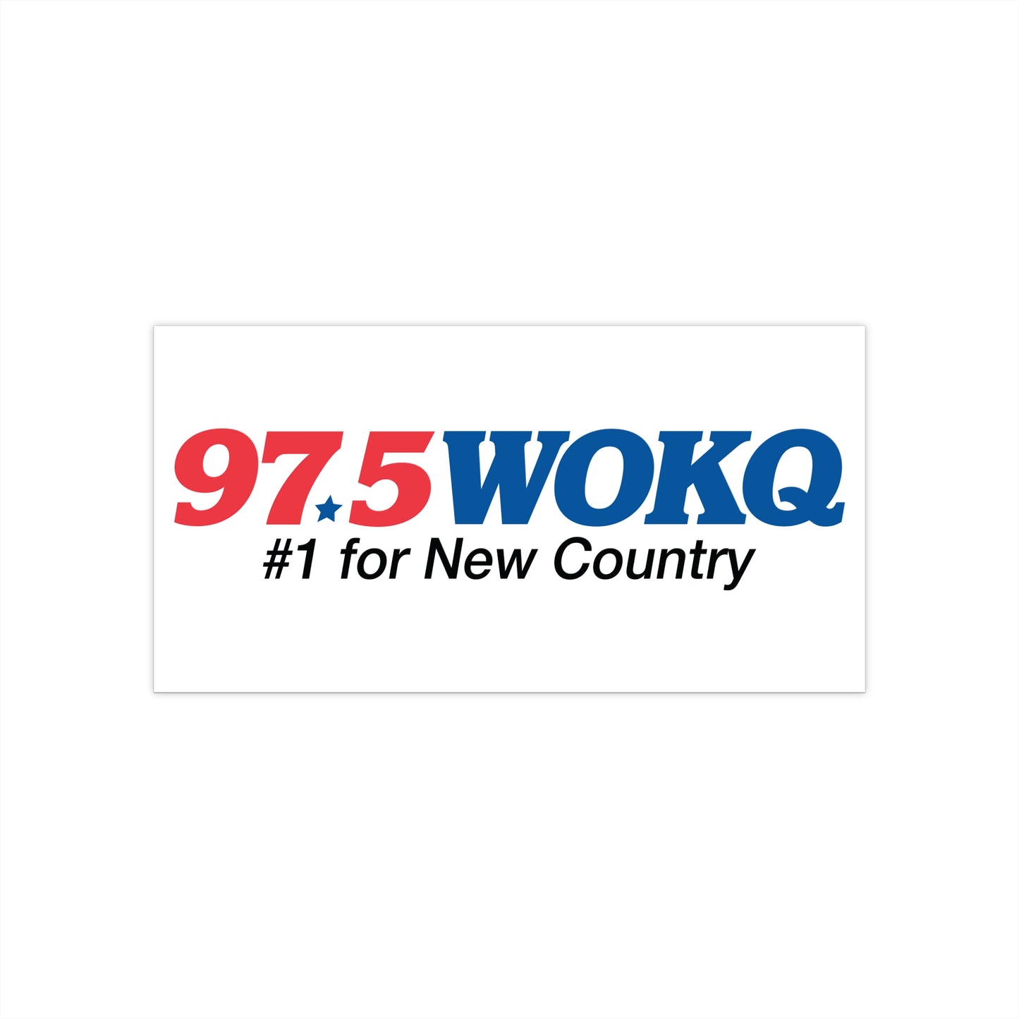 97.5 WOKQ Bumper Stickers