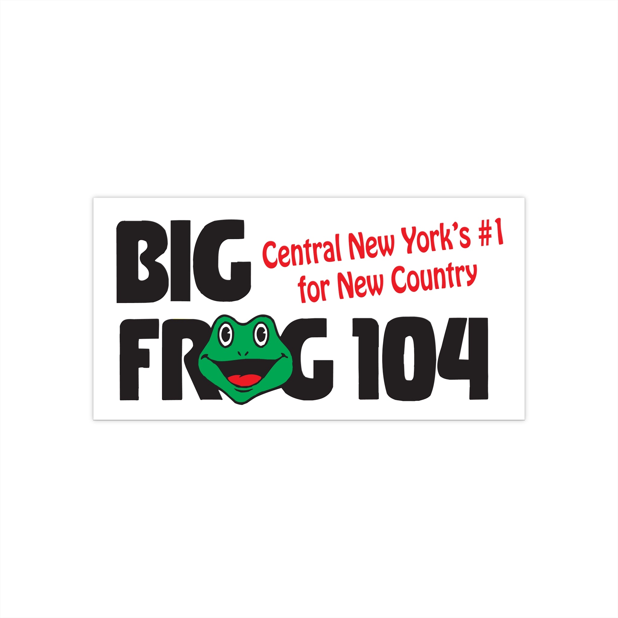 Big Frog 104 Bumper Stickers