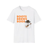 Boots Brews Boos T-Shirt