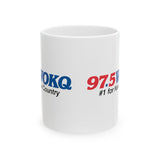 97.5 WOKQ Ceramic Mug, (11oz, 15oz)