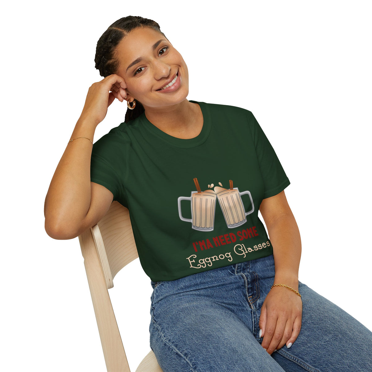 I'ma Need Some Eggnog Glasses T-Shirt