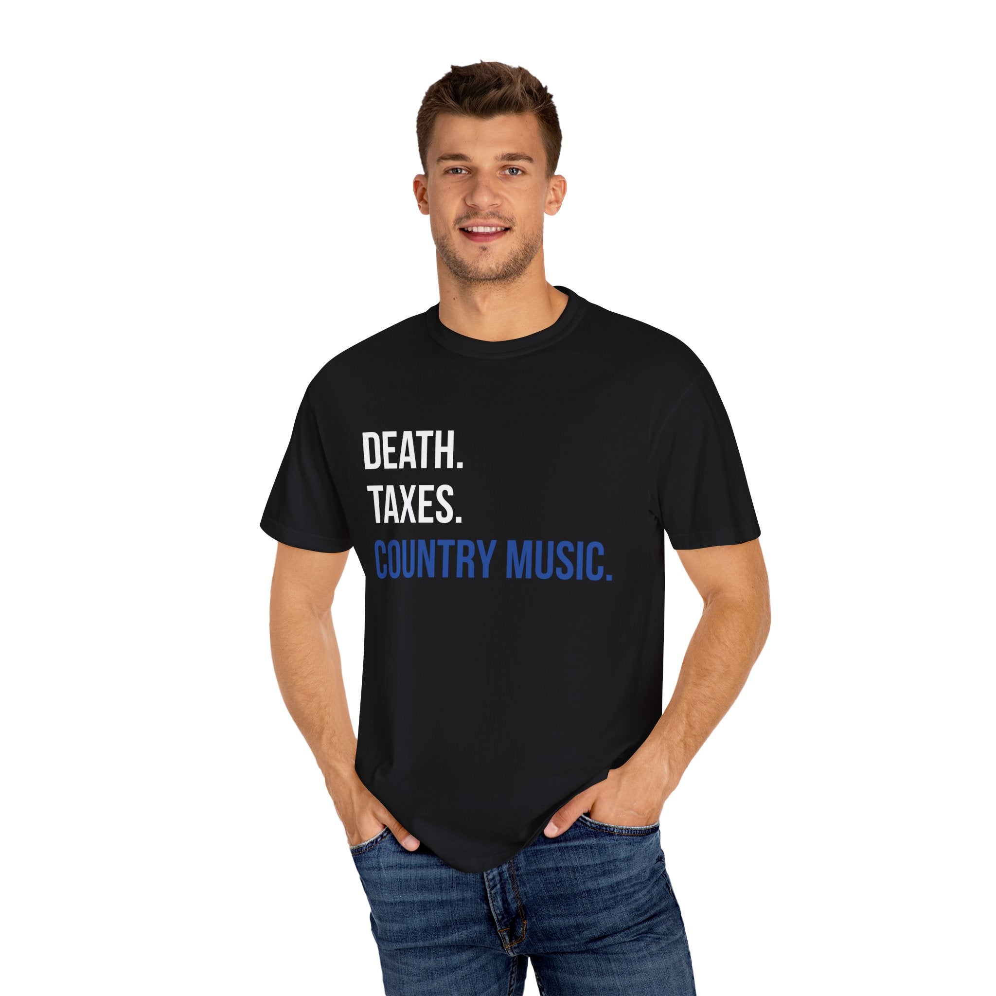 Death, Taxes, Country Music T-shirt