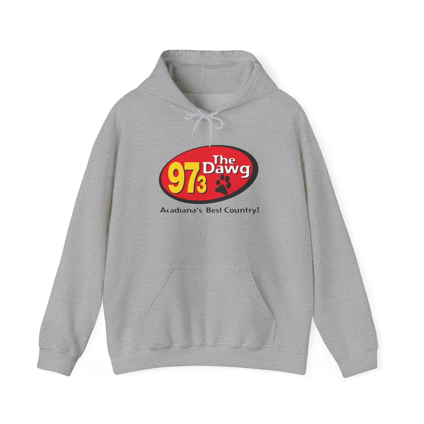 97.3 The Dawg Unisex Heavy Blend™ Hooded Sweatshirt