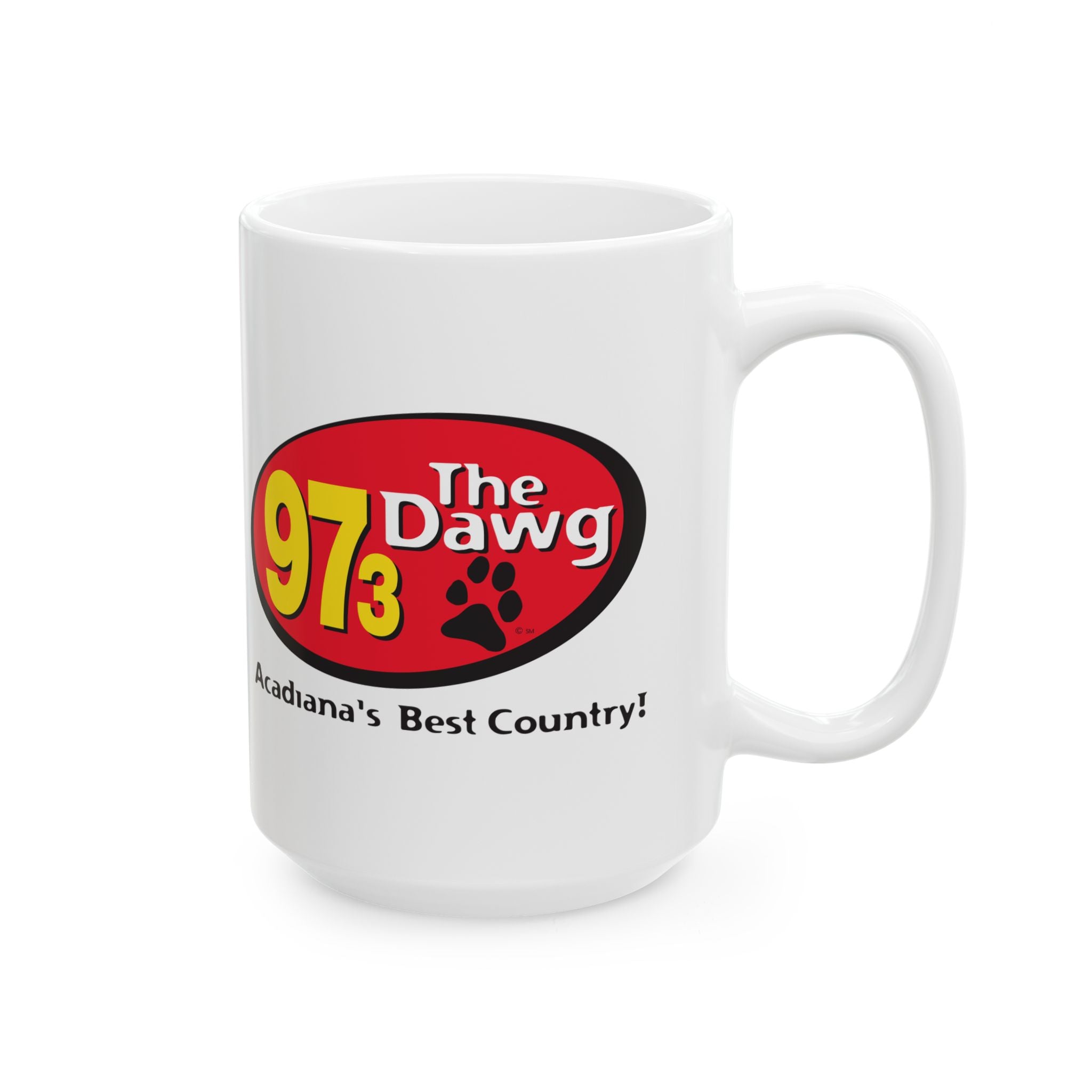 97.3 The Dawg Ceramic Mug, (11oz, 15oz)