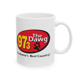 97.3 The Dawg Ceramic Mug, (11oz, 15oz)
