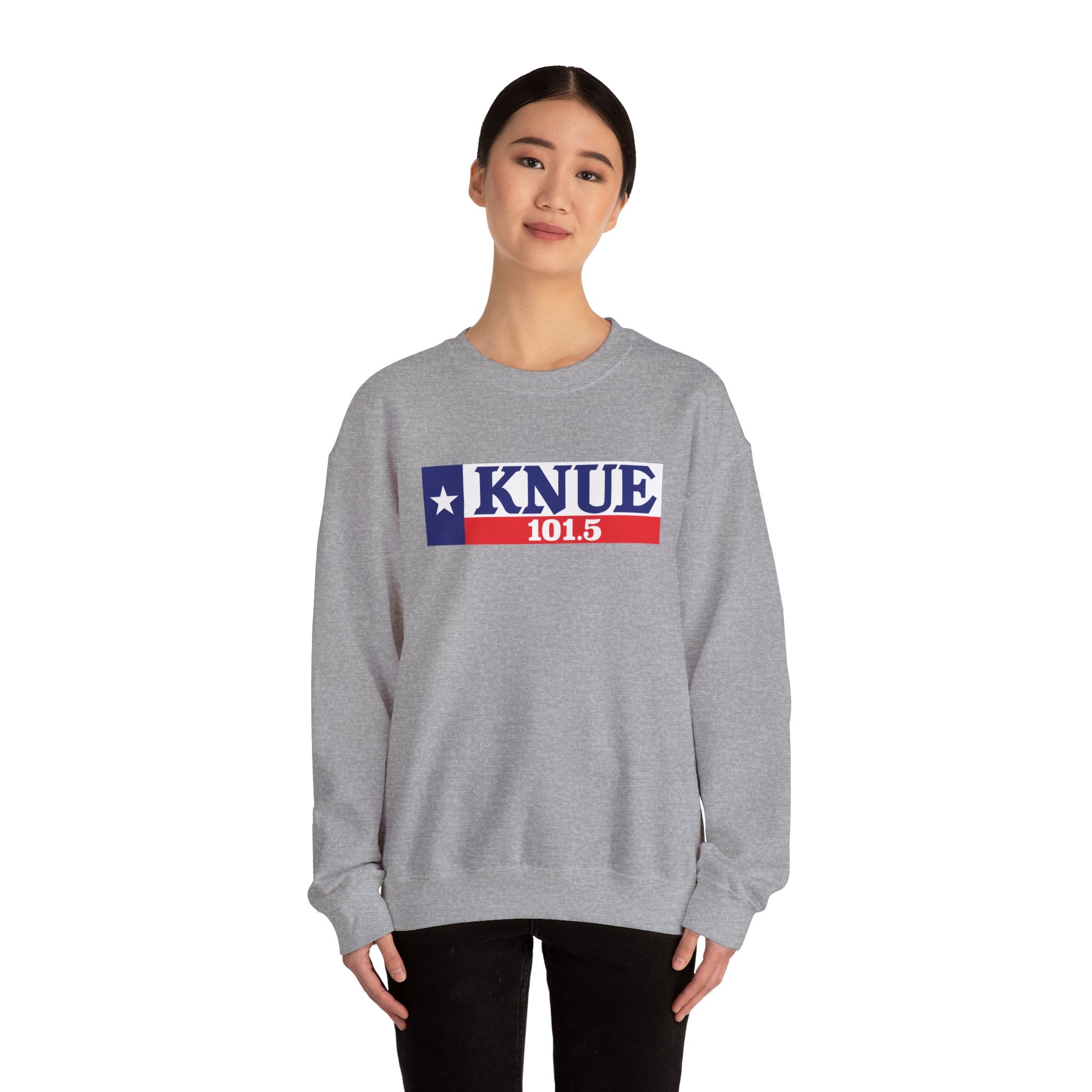 101.5 KNUE Unisex Heavy Blend™ Crewneck Sweatshirt