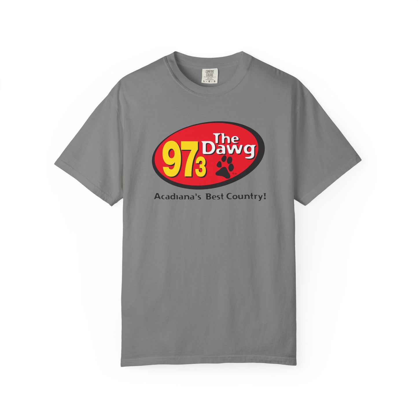 97.3 The Dawg Unisex Garment-Dyed T-shirt