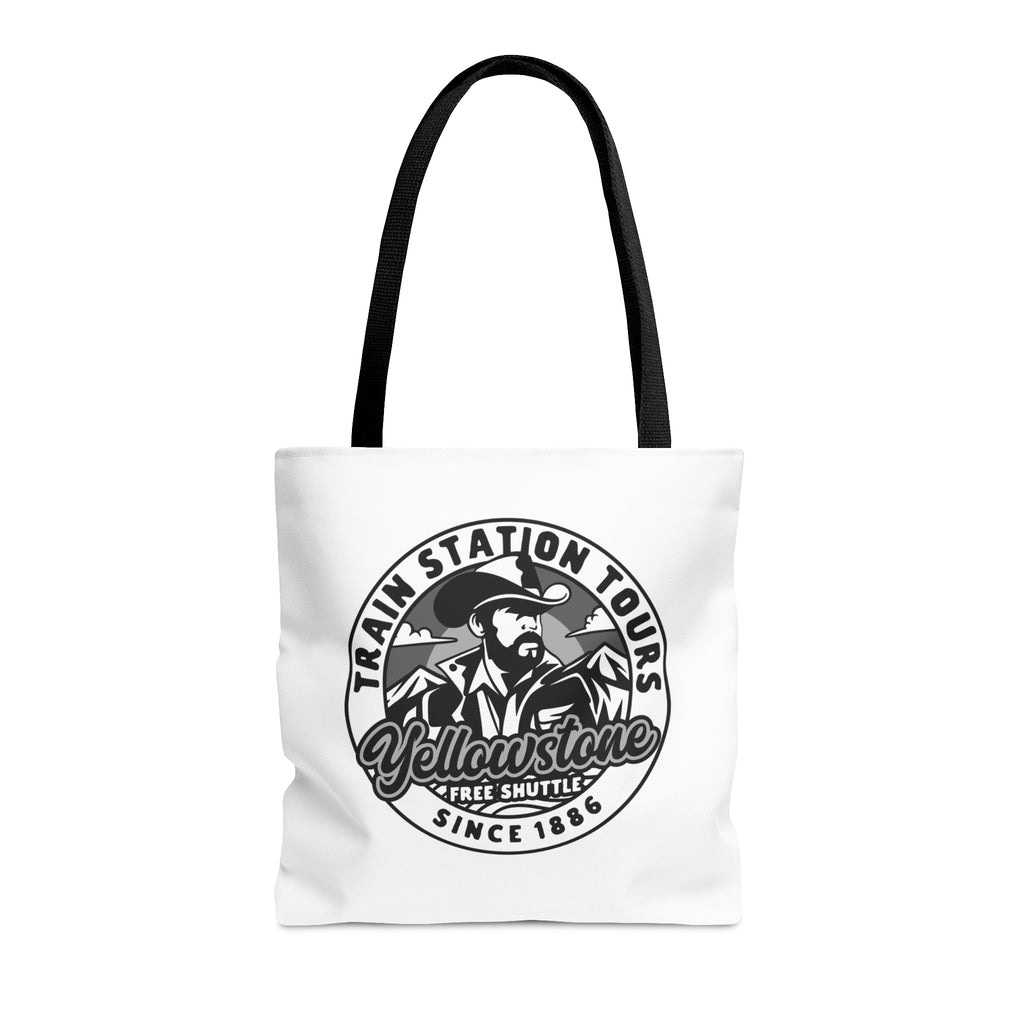 Yellowstone Train Station Tours Tote Bag