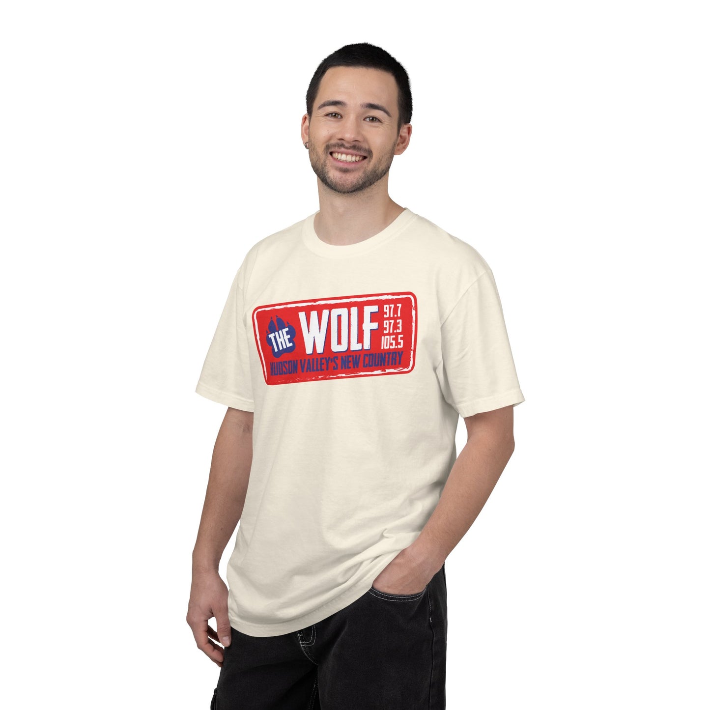 97.7/97.3 The Wolf Unisex Garment-Dyed T-shirt