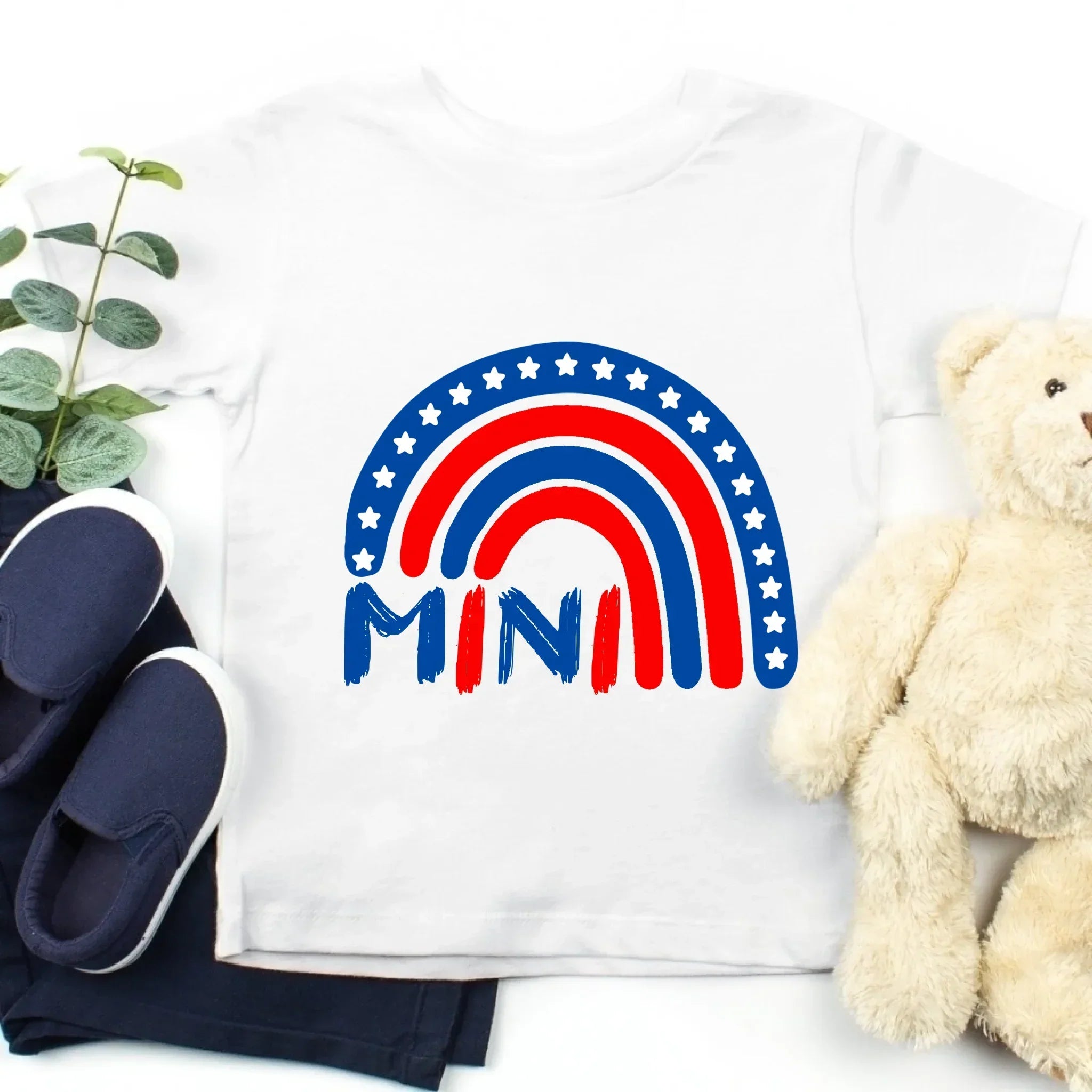 Patriotic Mama & Mini Matching T-Shirt Set – 4th of July