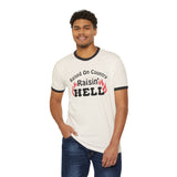 Raised on Country, Raisin’ Hell Ringer T-Shirt