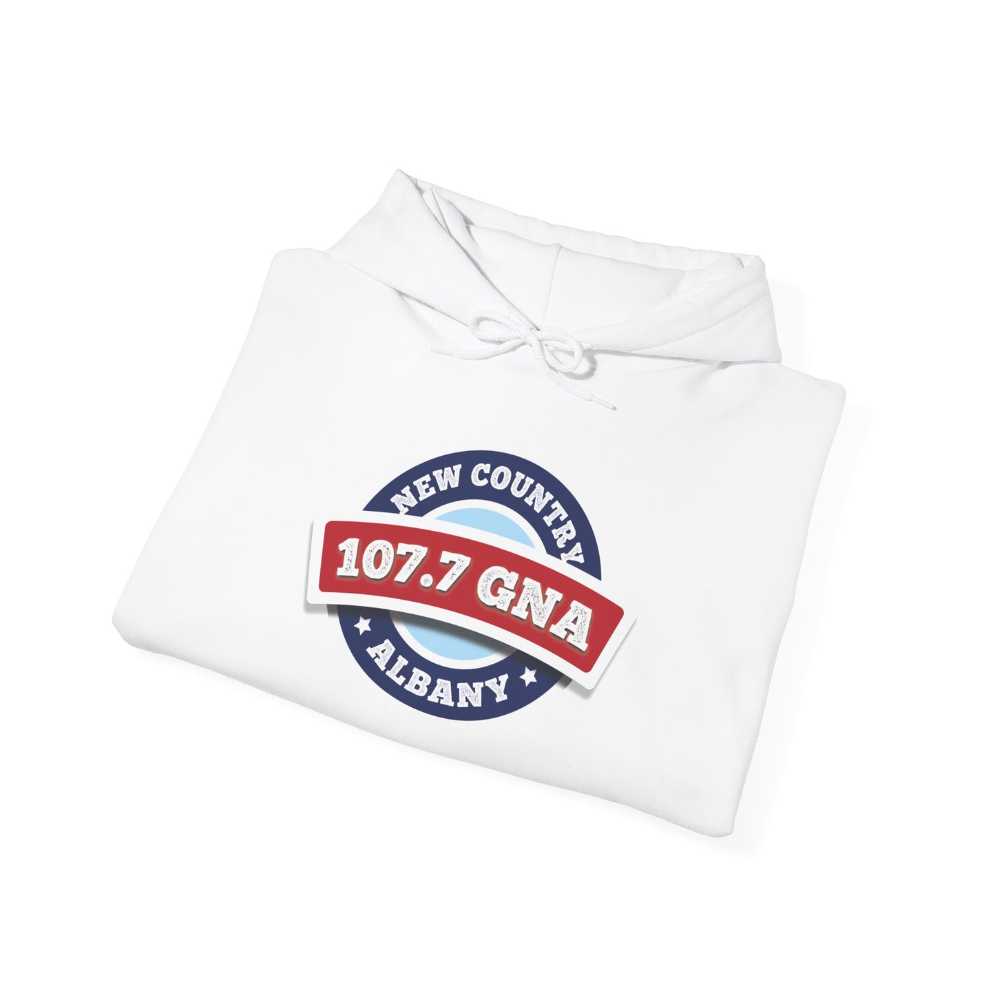 107.7 GNA New Country Unisex Heavy Blend™ Hooded Sweatshirt