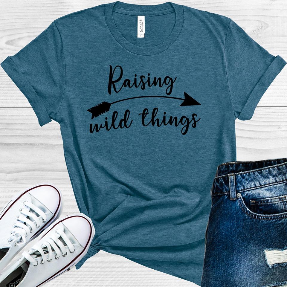 Raising Wild Things Graphic Tee – Soft Unisex Mom Shirt