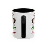 Cowboy for Christmas Accent Coffee Mug (11, 15oz)