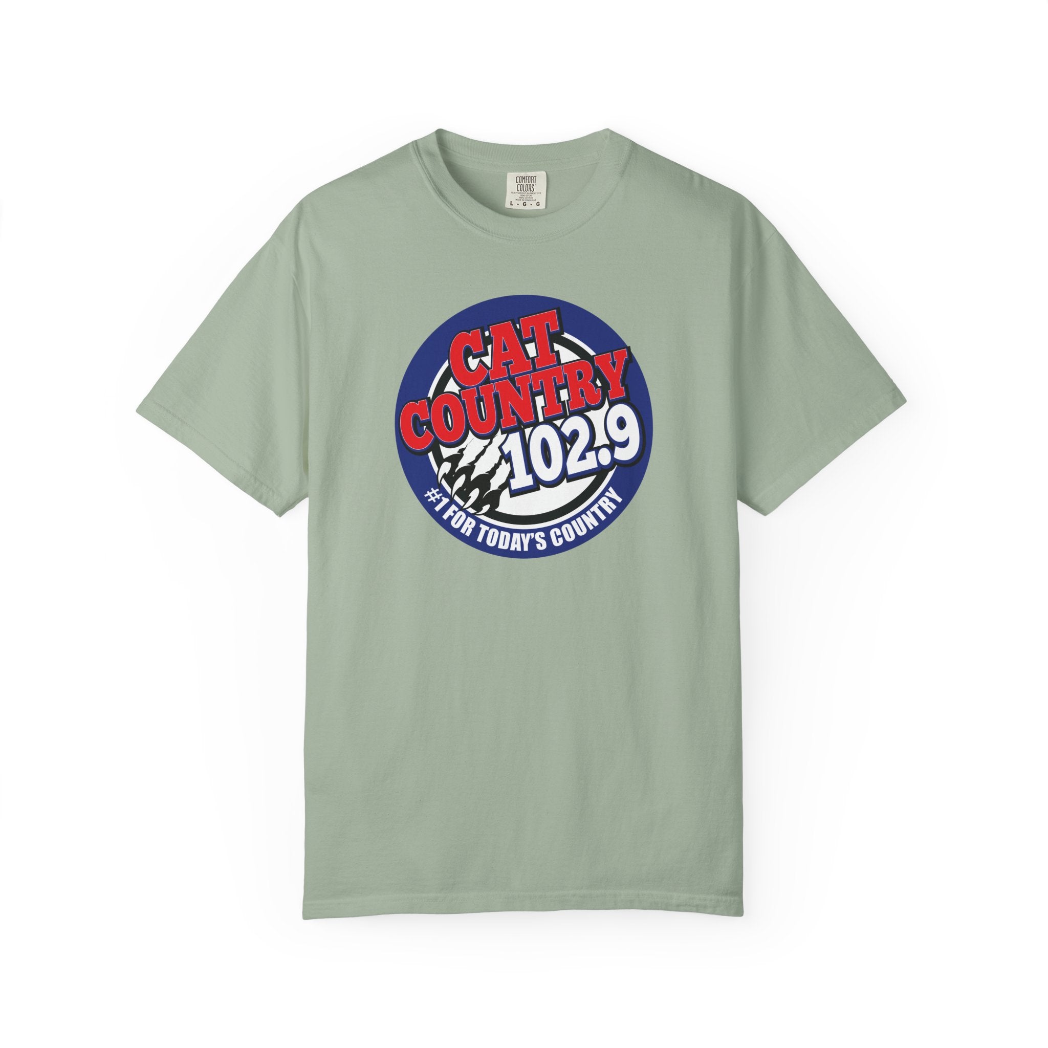 Cat Country 102.9 KCTR Unisex Garment-Dyed T-shirt