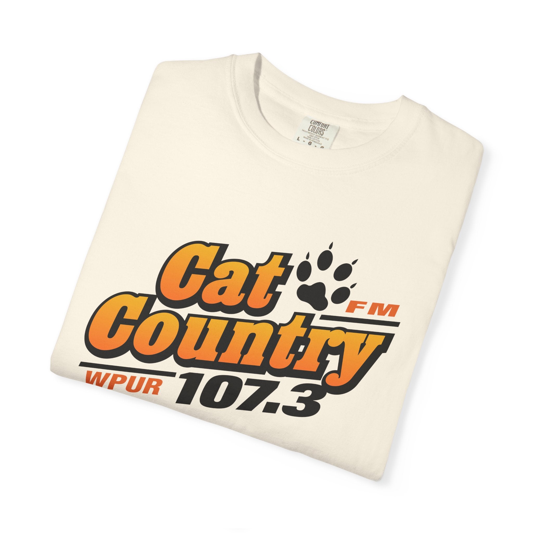 Cat Country 107.3 Unisex Garment-Dyed T-shirt
