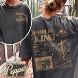 Jesus Is King Christian Graphic T-Shirt – Faith Apparel