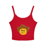 Cowboy Smiley Spaghetti Strap Tank Top