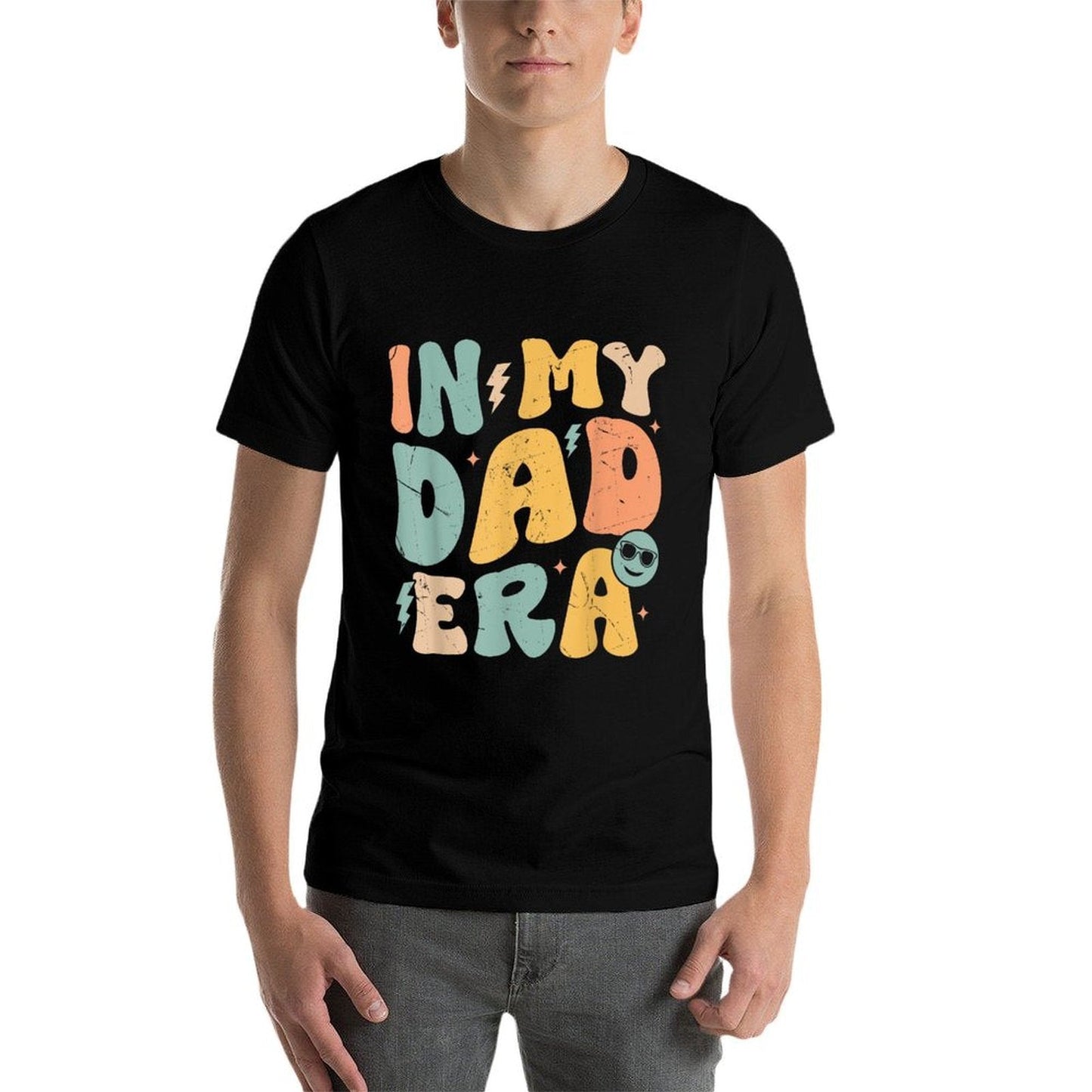 In My Dad Era Groovy Funny Father's Day Relaxed Fit Tee