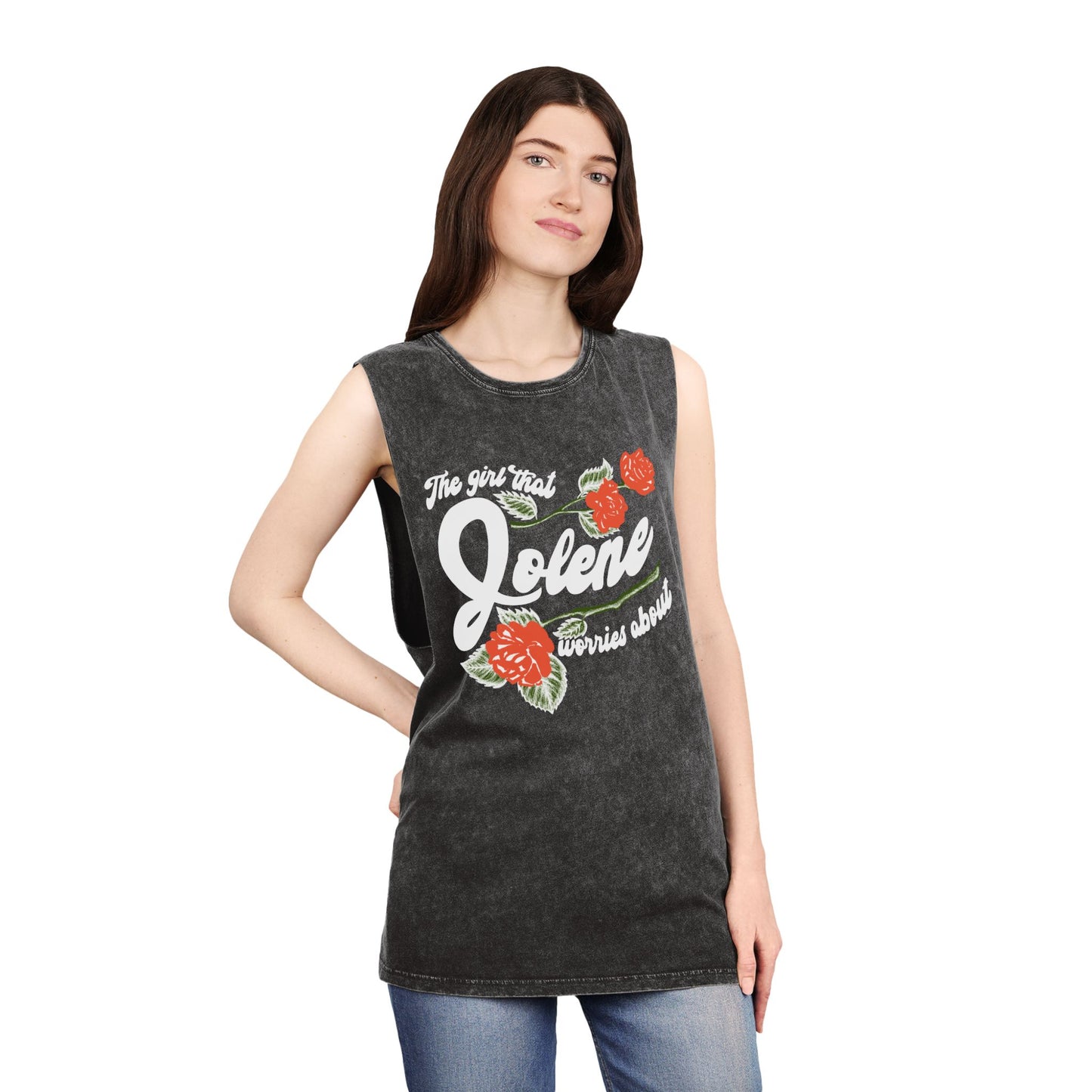 Girl That Jolene Stonewash Tank Top