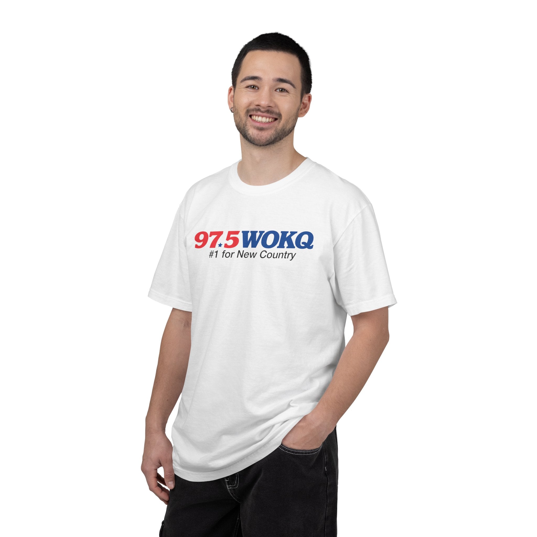 97.5 WOKQ Unisex Garment-Dyed T-shirt