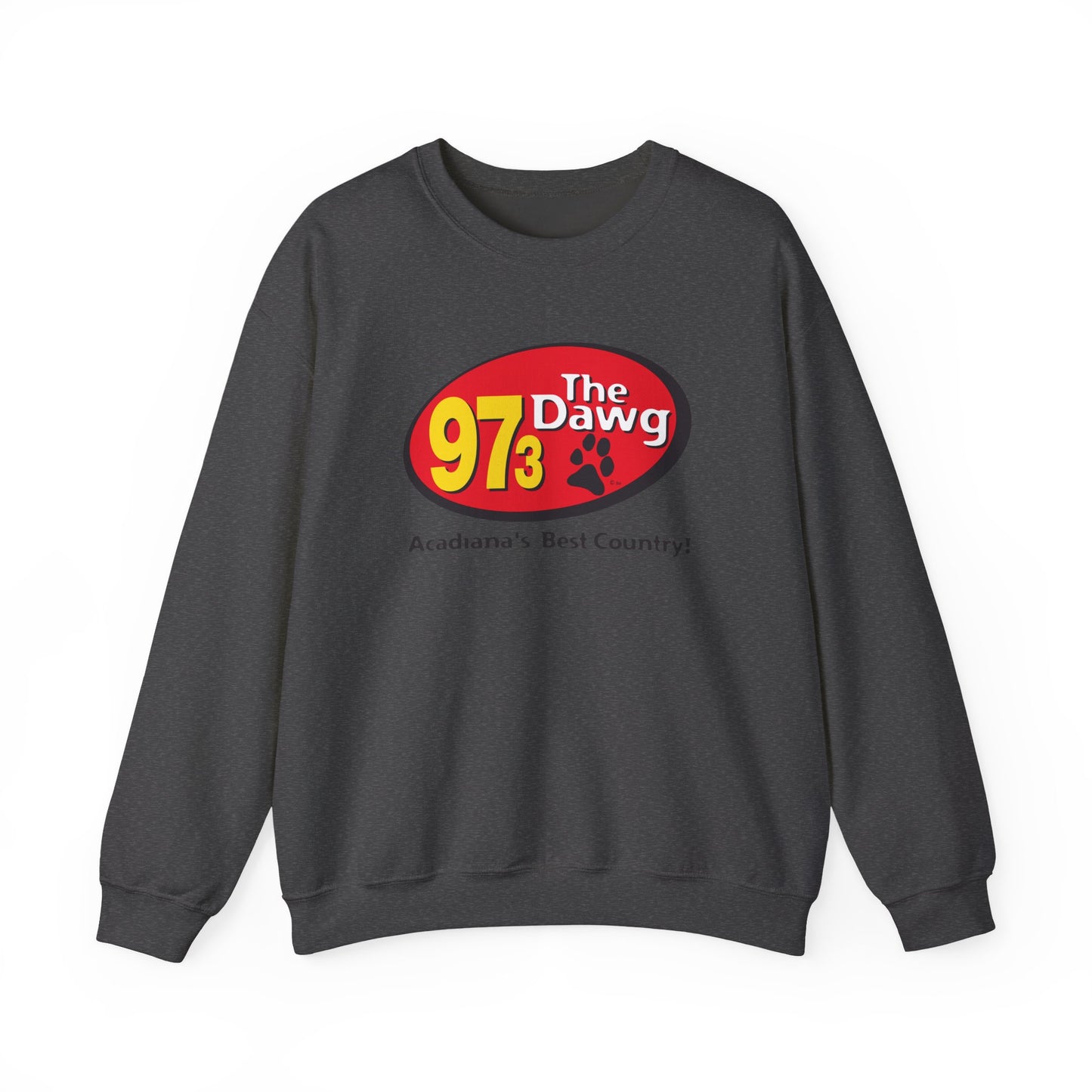 97.3 The Dawg Unisex Heavy Blend™ Crewneck Sweatshirt