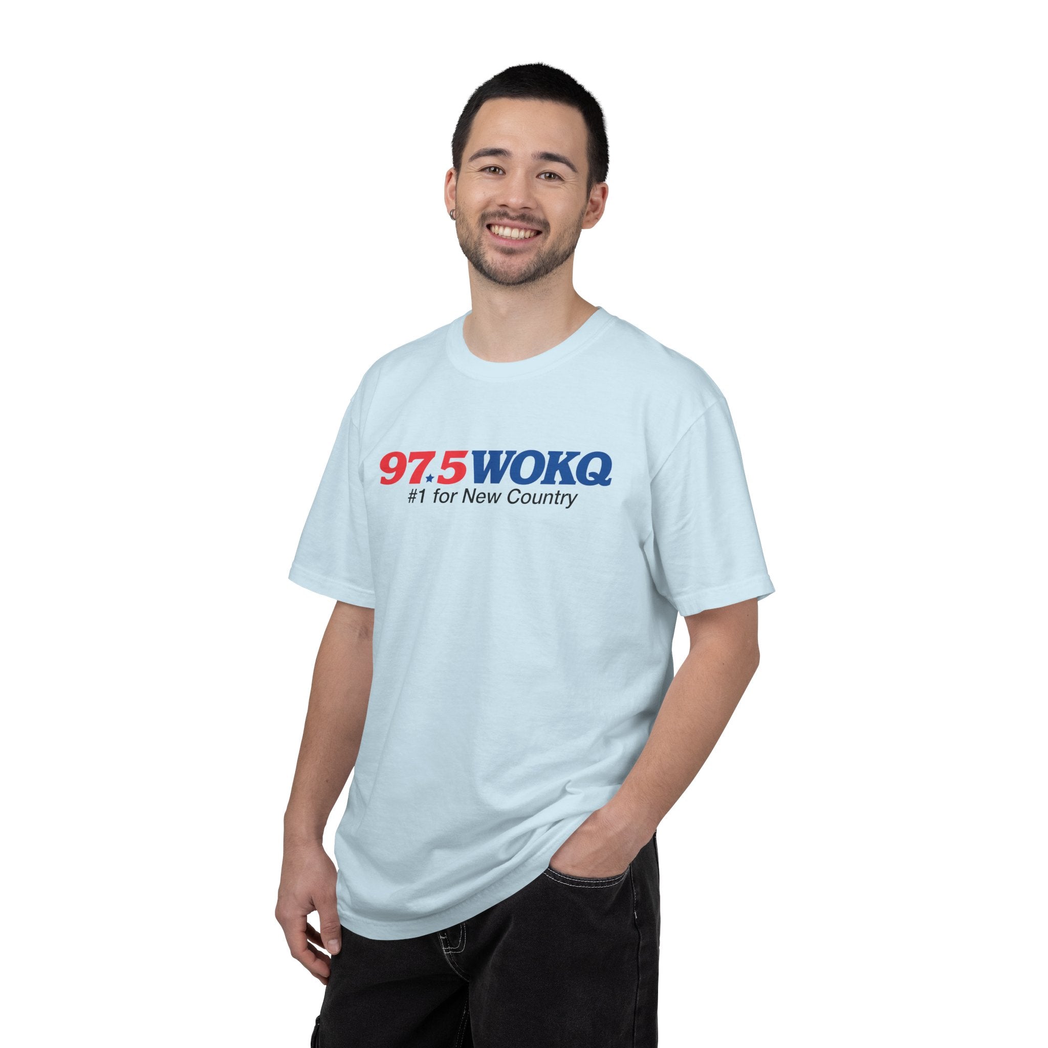 97.5 WOKQ Unisex Garment-Dyed T-shirt