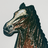 10" SEQUIN Western Horse - Sequin Patch