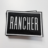3" RANCHER - Embroidered Hat Patch