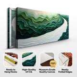 Green Rivers Abstract Wall Art III