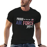 US Proud Air Force Mom Trendy Pattern T-Shirt – 180GSM Cotton