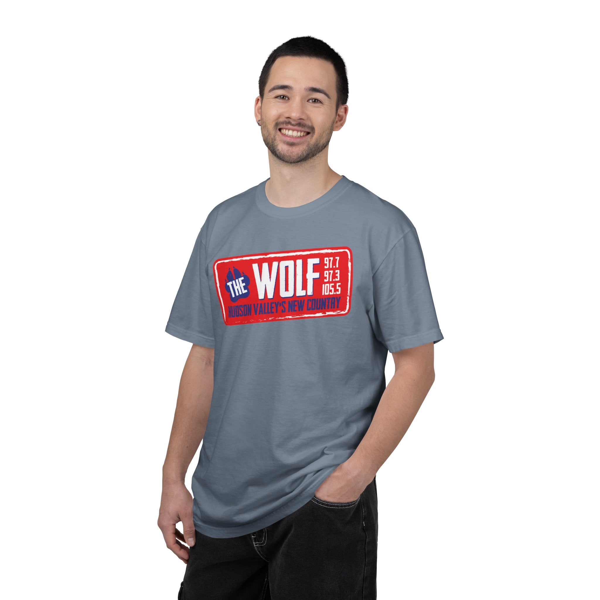 97.7/97.3 The Wolf Unisex Garment-Dyed T-shirt