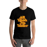 All Trash No Trailer Funny Retro 70s Country Pride Tee