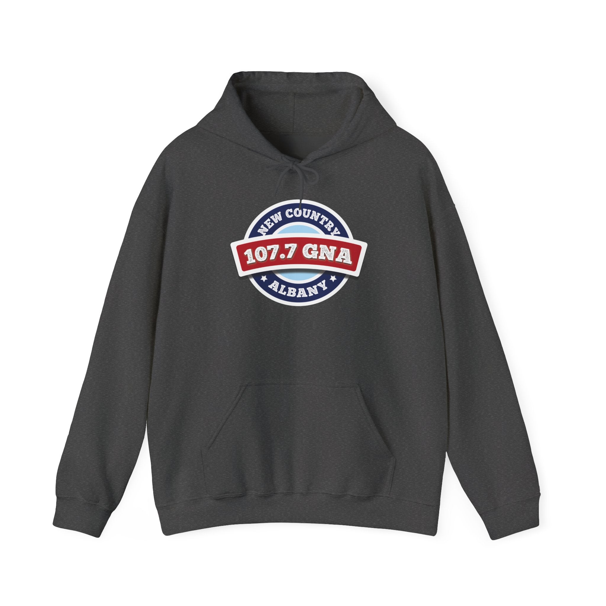 107.7 GNA New Country Unisex Heavy Blend™ Hooded Sweatshirt