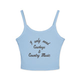 Cowboys & Country Spaghetti Strap Tank Top