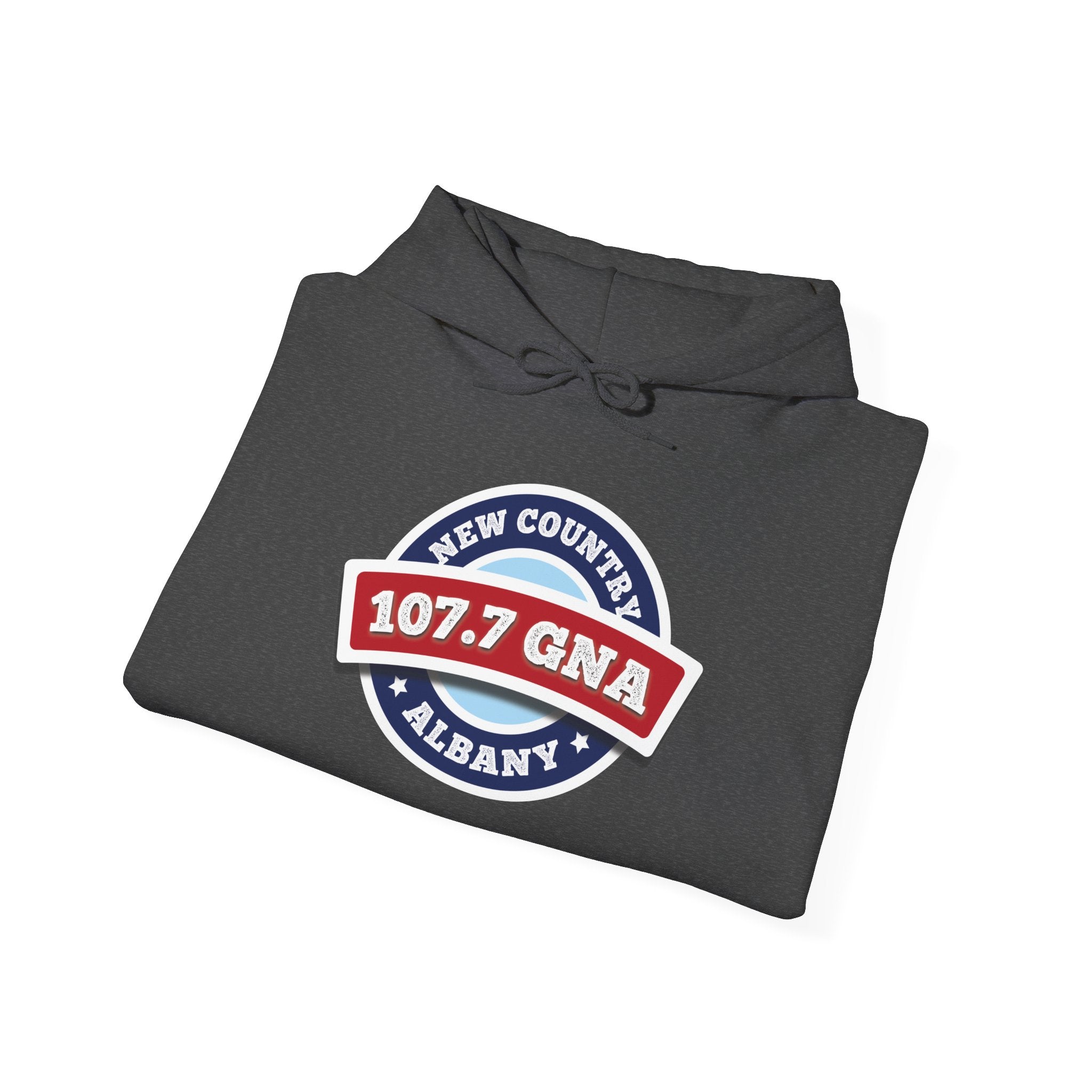 107.7 GNA New Country Unisex Heavy Blend™ Hooded Sweatshirt